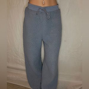 Love tree Sherpa blue sweatpants